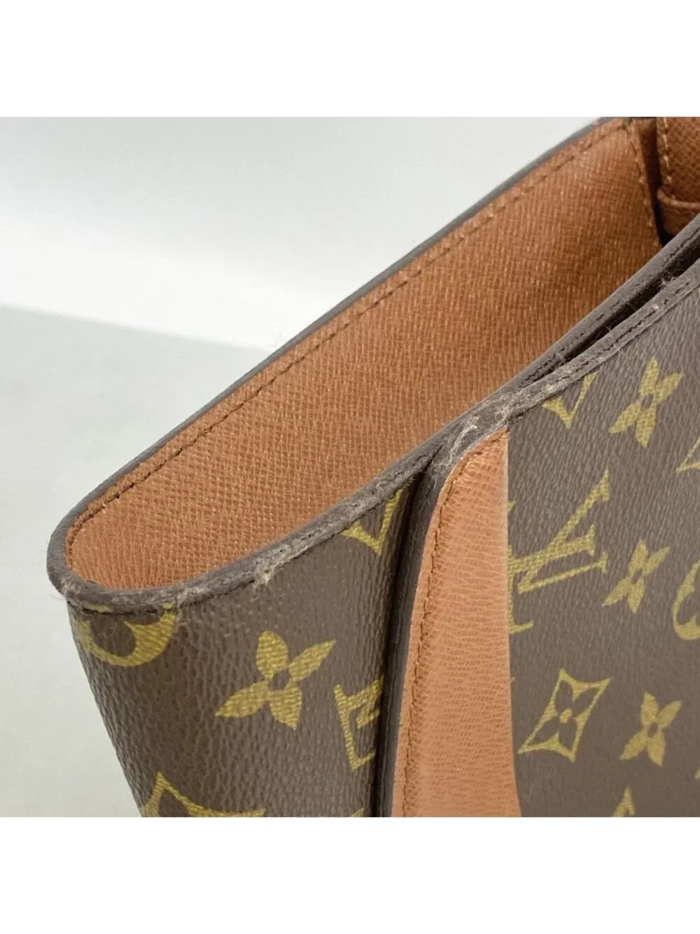 Louis Vuitton Shoulder Bag Monogram Bordeaux 24 Brown